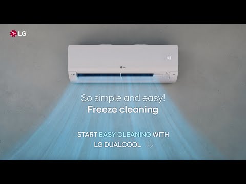 LG DUALCOOL Freeze Cleaning - Dust-Free, Easy Clean!
