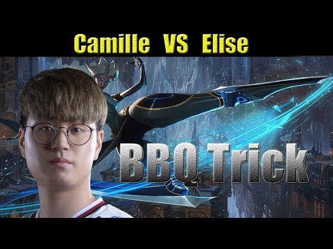 BBQ Trick - Camille vs Elise Jungle - KR LOL REPLAYS