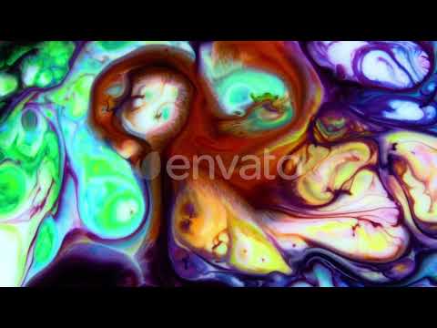 Abstract Chaotic Beauty Art Ink Spread Texture | Stock Footage - Envato elements