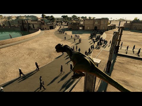 Dilophosaurus escape is horror : Jurassic World Evolution 2 Dominion Malta Expansion