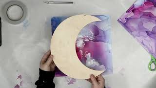 (790) Stunning Acrylic Ink Art with Rubbing Alcohol! Fun Twist on Fluid Art