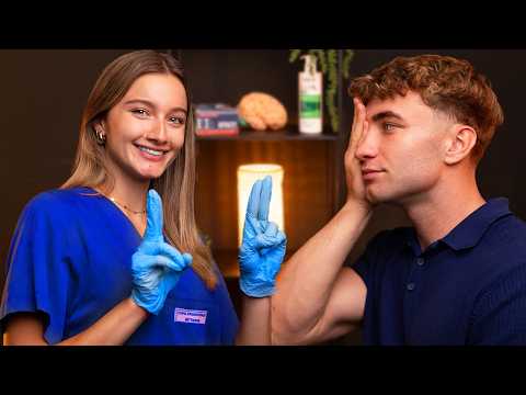 The Most Tingly Cranial Nerve Exam With My Brother!