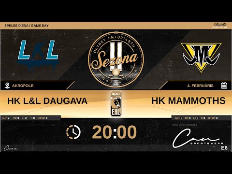 2022 02 04 HK L&L Daugava - HK Mammoths