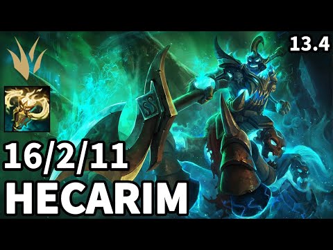Hecarim Jungle vs Sejuani - EUW Master | Patch 13.4