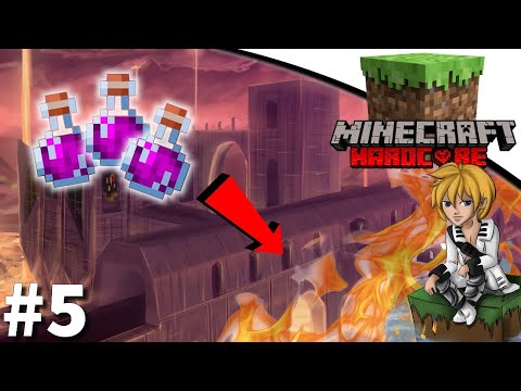 Exploring Hell with Potions! - Minecraft Hardcore+ #5