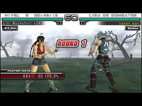 53_4 Julia chan vs Lee Ryona - TEKKEN DARK RESURRECTION ( Anakin x24 ) PPSSPP PC