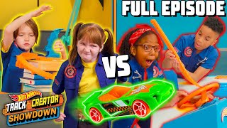 Team @KamdenboyKyraboo VS @AforAdley and Niko! | Track Creator Showdown | Episode 1 | Hot Wheels gameplay video by DunA, 5:34 duration