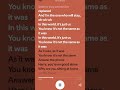 As it was lyrics - Harry Styles