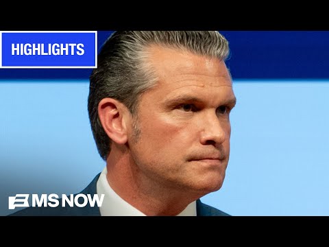 'CRINGE': Watch MS NOW's reaction to Pete Hegseth's 'BIZARRE' address to the troops | COMPILATION