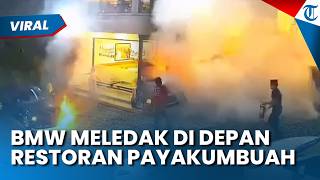 BMW Terbakar di Restoran Arief Muhammad di Bogor, Respons Sekuriti & Pegawai Diapresiasi Warganet