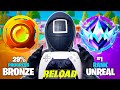 Unranked To Unreal Reload SPEEDRUN Fortnite Squid Game Ranked