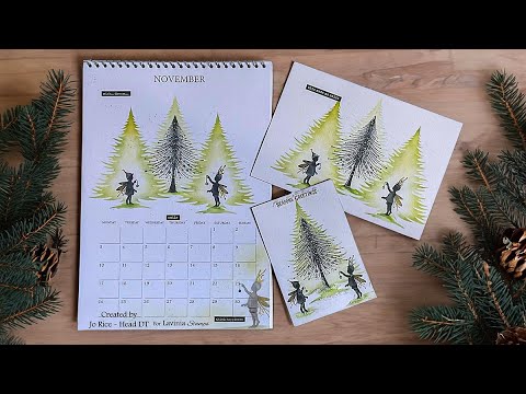 A November Date with Rory and Darcy by Jo Rice - A Lavinia Stamps Tutorial