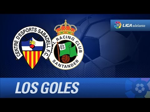 Todos los goles de CE Sabadell (3-2) Racing de Santander