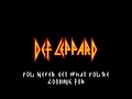 Def Leppard - White Lightning Lyrics