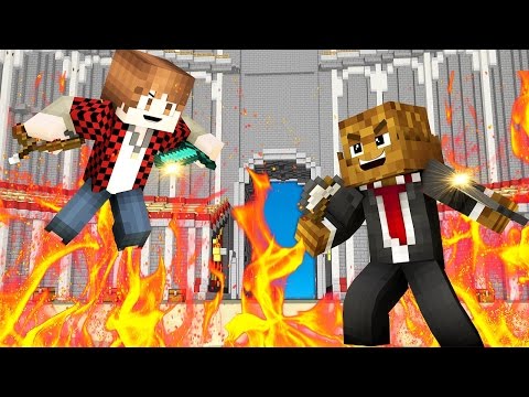 Minecraft: HUNGER GAMES with Mitch & Jerome! [THE FRIDGE!]