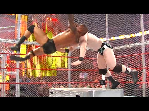 Sheamus gets an RKO onto the steel steps: WWE Hell in a Cell 2010
