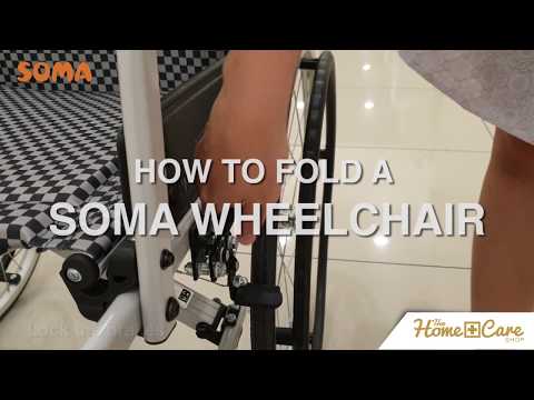 HomeCare Shop Malaysia - How To Fold A Soma Wheelchair 150.5