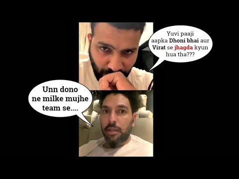 Yuvraj Singh Real Reason For Fight With MS Dhoni And Virat Kohli  Rohit Sharma Live On Instagram