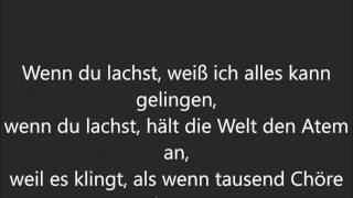 Helene Fischer - Wenn du lachst (Lyrics/Songtext)