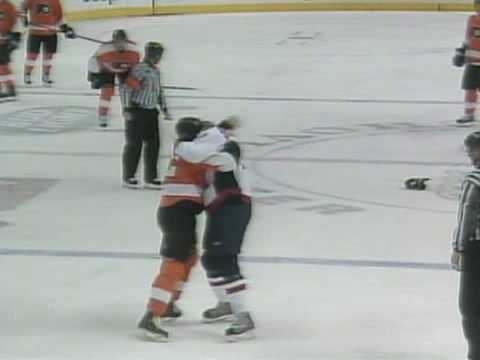 Donald Brashear vs Riley Cote Round 2 Dec 20, 2008