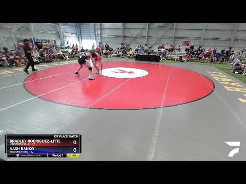 160 Lbs Placement Matches (16 Team) - Bradley Rodriguez-Little, Minnesota Blue Vs Nash Banko, Wisc