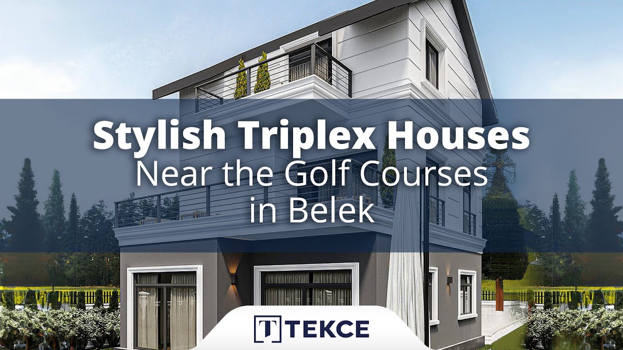 Maisons Triplex à Neovilla Près des Terrains de Golf à Belek