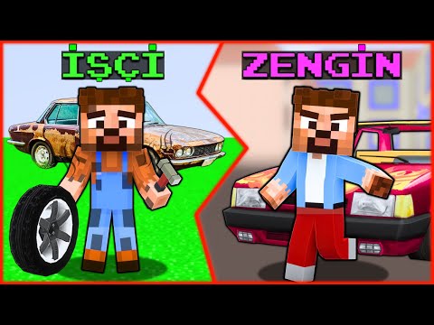 İŞÇİLİKTEN ZENGİNLİĞE DOĞRU ARDA'NIN HAYATI! 😂 - Minecraft