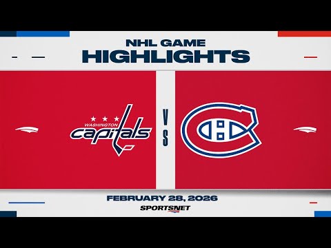 NHL Highlights | Capitals vs. Canadiens - February 28, 2026