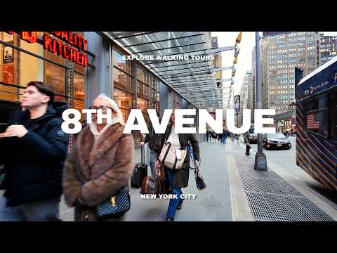 People Watching Walking Tour of 8th Avenue NYC | 42nd Street to 14th Street