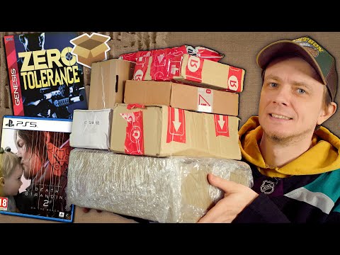 Sega, PSP, а также PS5 и Switch игры в коллекцию. Большая Распаковка!