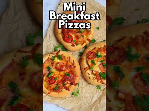 Delicious and Nutritious Mini Breakfast Pizzas