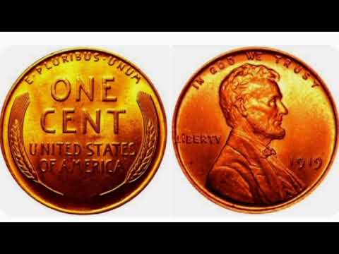 USA 1919 ONE CENT Coin VALUE + REVIEW - Abraham Lincoln 1919 ONE CENT Coin