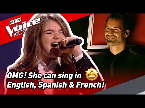 This MULTITALENT sings in 3 LANGUAGES in The Voice Kids! ????