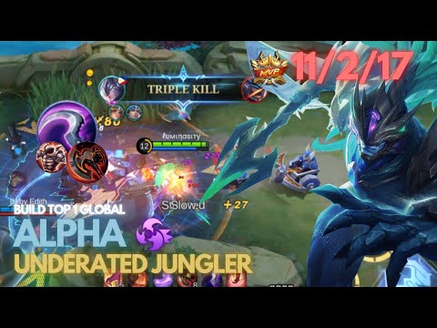 BEST BUILD FOR ALPHA JUNGLE! HIGH MOVEMENT SPEED, SUSTAIN AND DAMAGE! | Mobile Legends