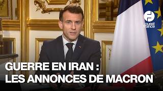 Guerre au Moyen-Orient : l’allocution d’Emmanuel Macron en intégralité
