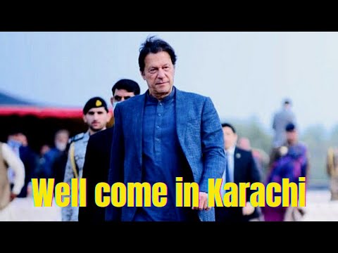 Welcome to Karachi Imran Khan // PTI in Karachi // jui jitsu