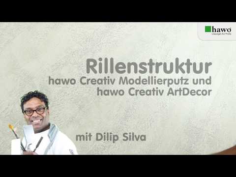 Kreative Ideen für die Wand - Rillenstruktur