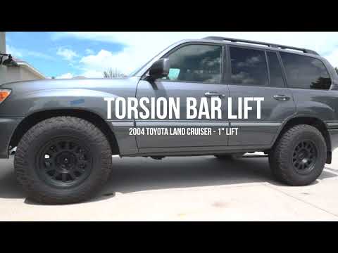 Torsion bar lift on Land Cruiser 100