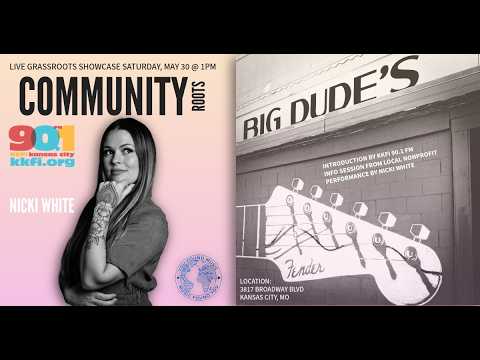 Nicki White "Peach Plastic Lights for "Community Roots" hosted by You Found Music & KKFI 90.1 FM