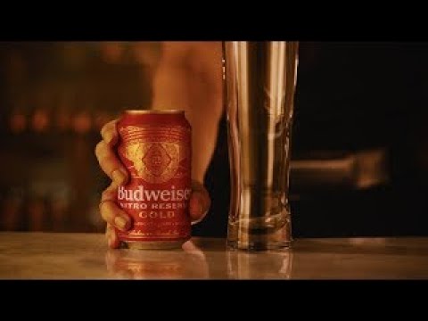 Budweiser Nitro Gold.  "Wrong is Right"