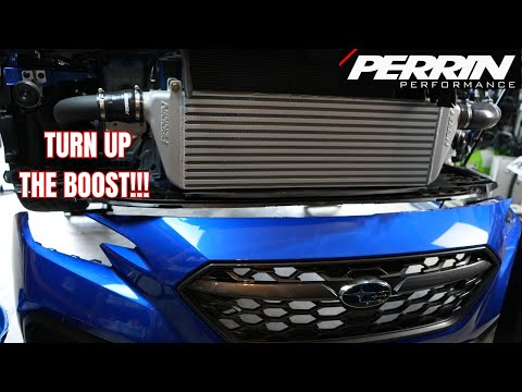 PERRIN 22-26 Subaru WRX Front Mount Intercooler Kit (Red Tubes & Silver Core)