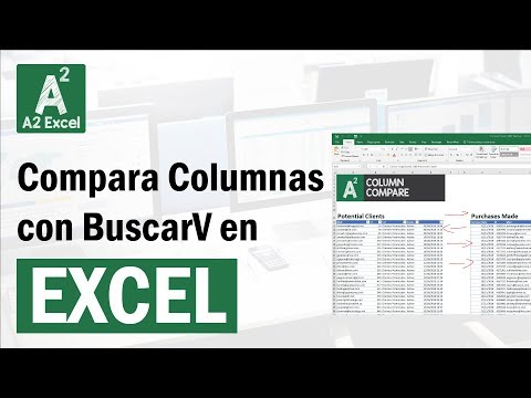 Comparar 2 Columnas con BuscarV en Excel  - (y también resaltar diferencias!)