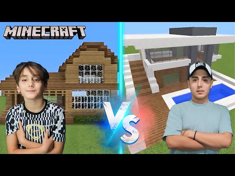 ABİMLE MİNECRAFT ' TA EV YAPMA YARIŞMASI YAPTIK !! (ÖDÜLLÜ)
