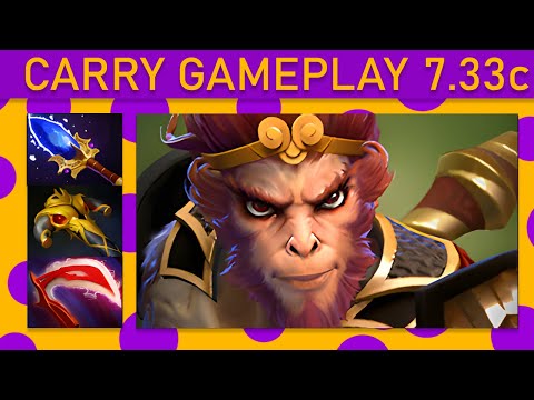 ⭐20+ Kills! Monkey King Carry Gameplay - Dota 2 Top MMR