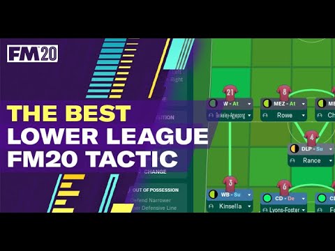 Best FM20 Tactic for Lower League Teams \\ UNBEATEN with a relegation team 😍