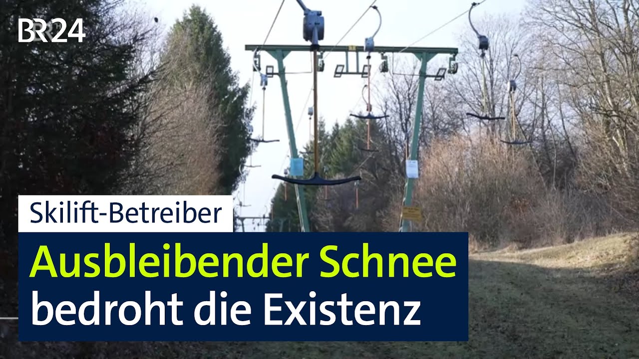 Immer weniger Schneefall bedroht Existenz von Skilift-Betreiber | BR24
