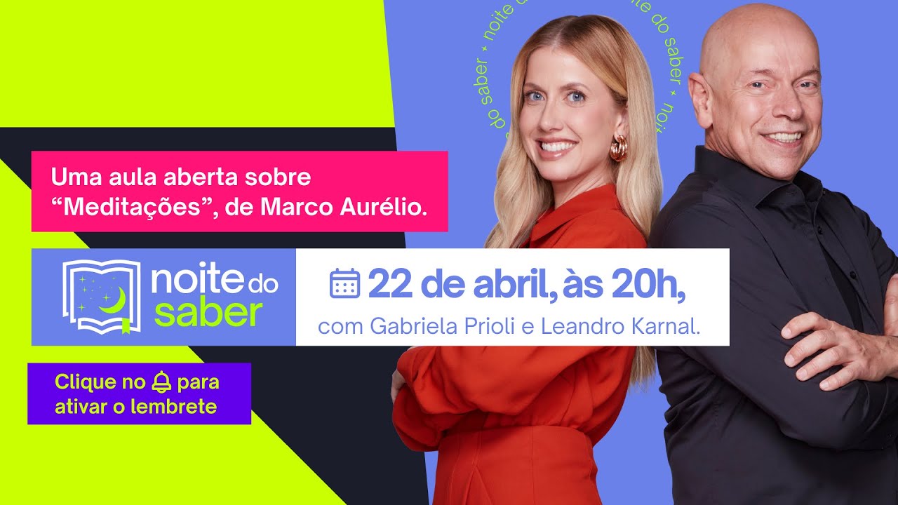 O estoicismo das Meditações de Marco Aurélio | Noite do Saber