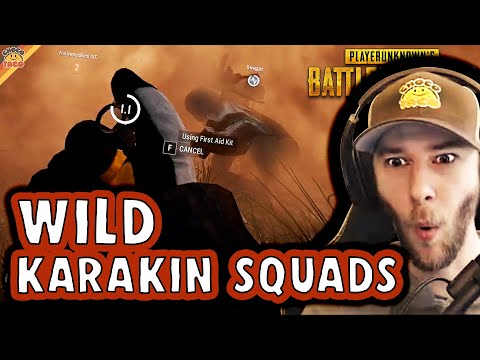 Wild Karakin Squads ft. HollywoodBob & Swagger - chocoTaco PUBG Gameplay