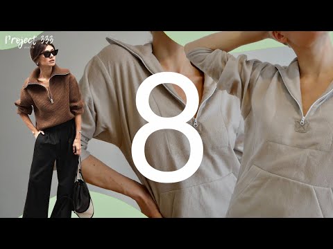 Project 333 Ep. 8: Sew a zippered sweater from an old Ikea fleece blanket