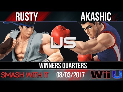 SWI 90 - Rusty (Ryu/Sonic) vs. Akashic (Little Mac) - Winners Quarters - Smash Wii U
